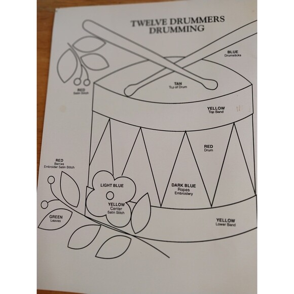 12 days of Christmas 12 beautiful Quilt Blocks For Holiday Quilters - Picture 2 of 2